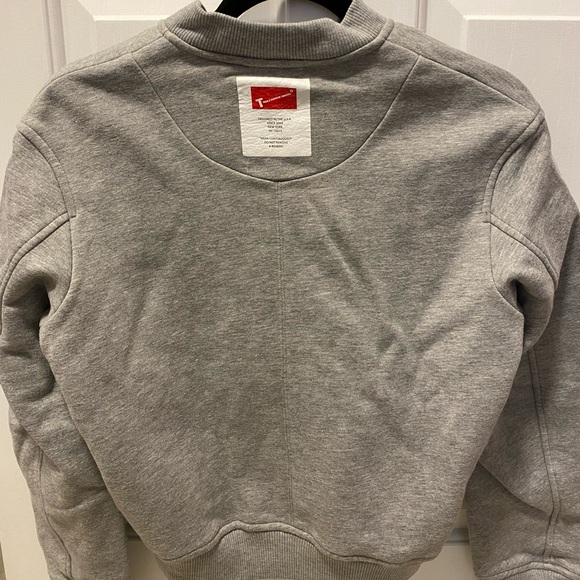 T by Alexander Wang Gray Neoprene Jacket XS - Picture 6 of 6